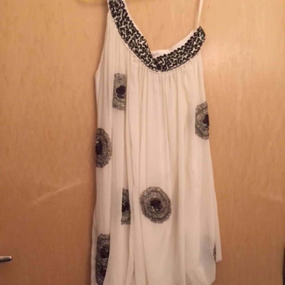 ASOS one shoulder shift dress